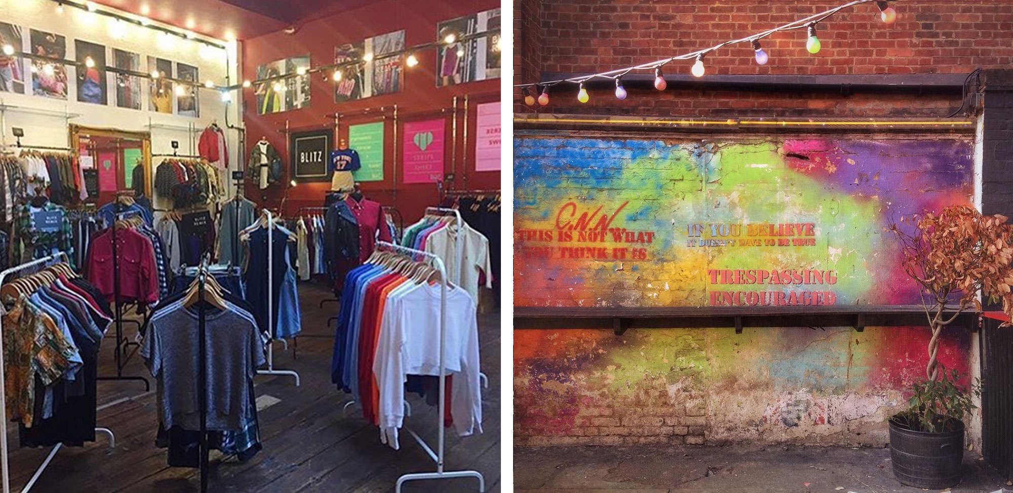 underground culture and hipsters populate shoreditch and brick lane